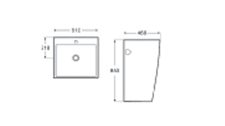 Lavabo colonne LT7003
